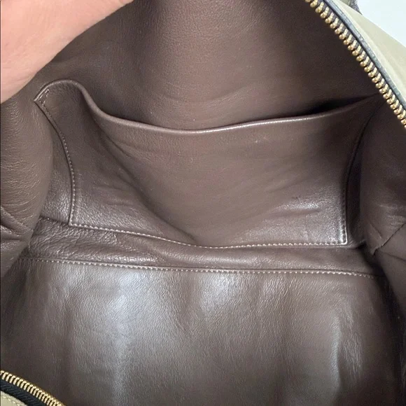 Chloe Taupe Leather Satchel
